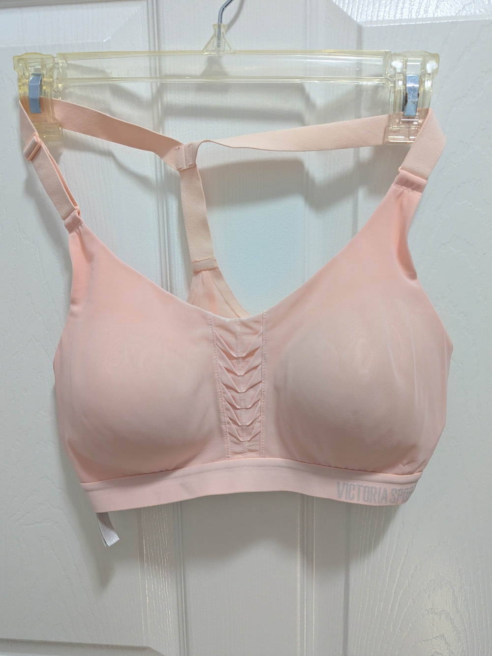 Victoria's Secret Pale Pink T-Back Padded Sports Bra